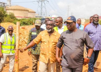 Kpone-Katamanso MCE inspects roads earmarked for construction to boost local development