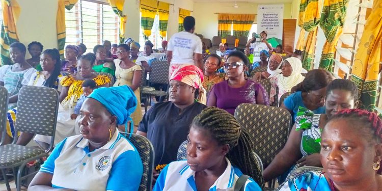 NCCE Nabdam District engages 60 women in civic empowerment session to fight corruption and strengthen rule of law