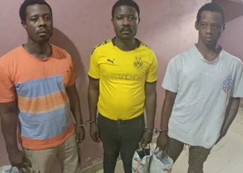 Three armed robbers jailed 20 years each by Asante Bekwai Circuit Court for robbing commuters, including two Chinese nationals, on the Jacobu–Anwiankwanta road