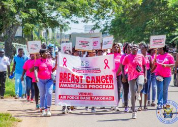 Aroma Universal Foundation conducts breast and prostate cancer awareness and general health screening for over 2,000 residents in Takoradi