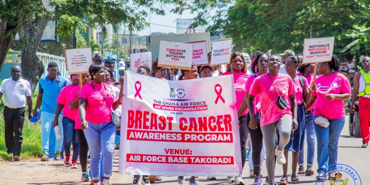 Aroma Universal Foundation conducts breast and prostate cancer awareness and general health screening for over 2,000 residents in Takoradi
