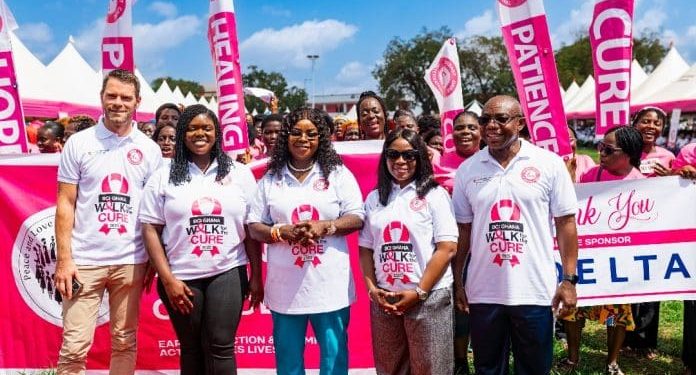 Delta Air Lines donates GHS20,000 to Breast Cancer Survivors Association during free screening at Kotoka International Airport