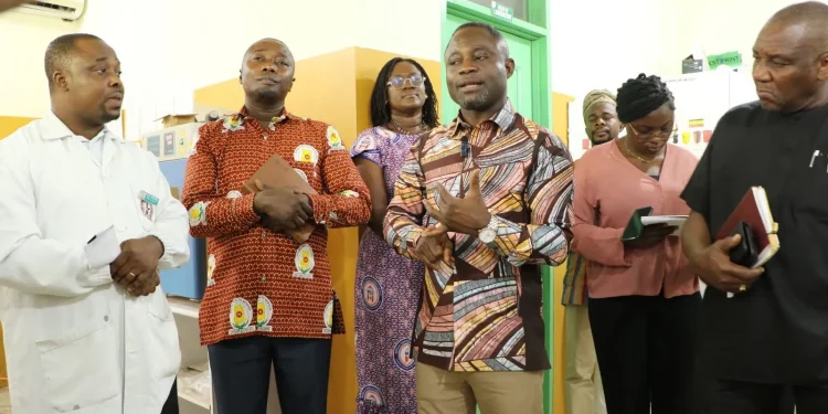 Health Minister pays surprise visit to Cape Coast Teaching Hospital, assesses systems, projects and sector reforms