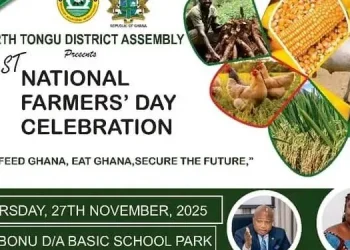 North Tongu District to celebrate 41st National Farmers’ Day with durbar at Alabonu D/A Basic School Park