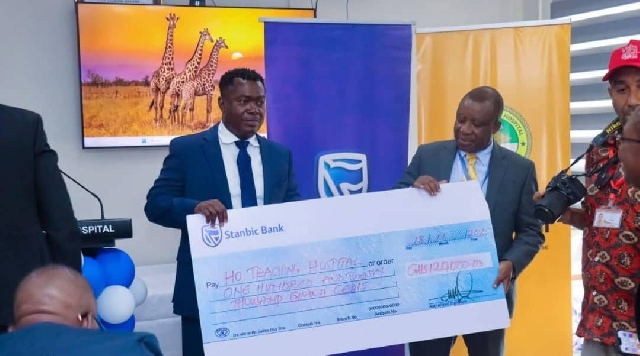 Stanbic Bank Ghana donates GHC120,000 worth of office equipment to Ho Teaching Hospital to boost medical tourism