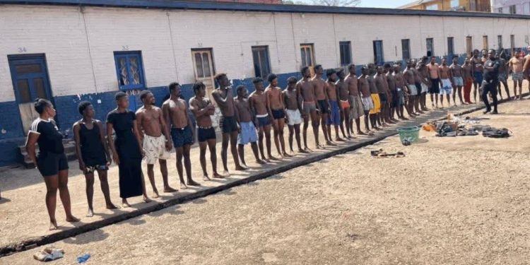 Obuasi police arrest 40 suspects in early-morning anti-crime and drug raids across multiple communities