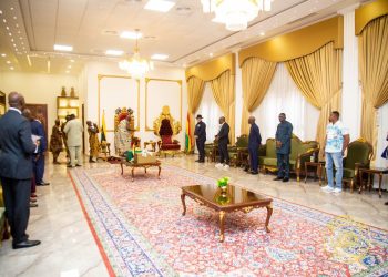 Otumfuo Osei Tutu II engages private sector leaders at Manhyia Palace