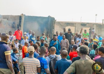 Dr. Frank Amoakohene visits Asafo Market after fire outbreak, urges stronger safety measures