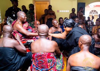 Asante Mampong traditional council completes enstoolment rites for Leslie Nkansa Osei-Bonsu