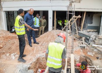 Okudzeto Ablakwa oversees VIP lounge refurbishment at Kotoka International Airport