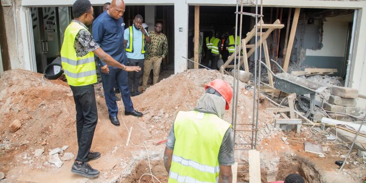 Okudzeto Ablakwa oversees VIP lounge refurbishment at Kotoka International Airport